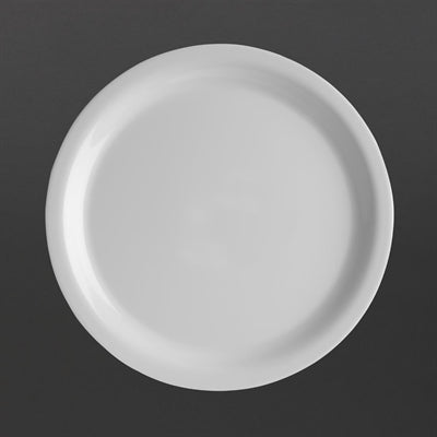 Olympia Kristallon Melamine Narrow Rimmed Plates 267mm (12 Pack) - CB672