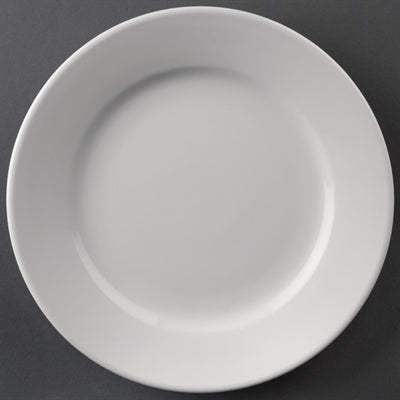 Olympia Athena Wide Rimmed Plates 202mm (12 Pack) - CC207