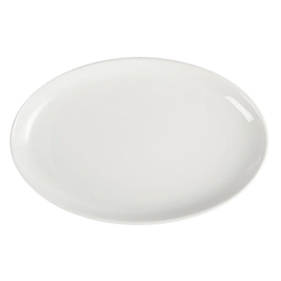Olympia Whiteware French Deep Oval Plates 304mm (4 Pack) - CC890