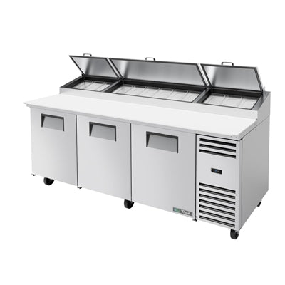 True 3 Door Pizza Prep Table TPP-93 - CK305