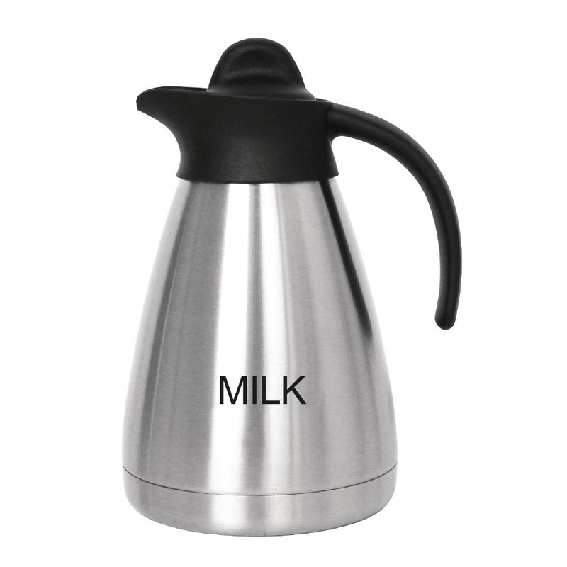 Olympia Screwtop Vacuum Milk Jug 1Ltr - CL372