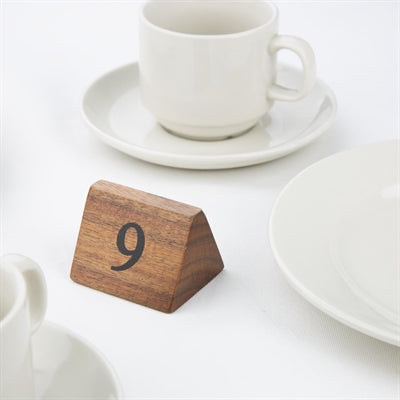 Olympia Wooden Triangle Table Numbers 1-10 - CL392