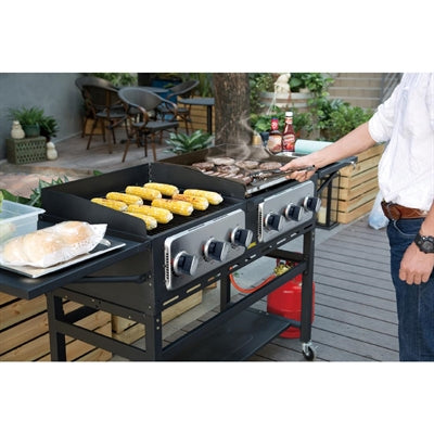 Buffalo 6 Burner Combi BBQ Grill and Griddle - CP240
