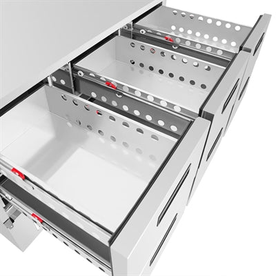 Polar G-Series Six Drawer Counter Fridge - CR711