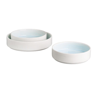 Olympia Fondant Stacking Bowls Aqua 215mm (4 Pack) - CU174