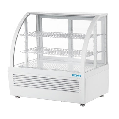 Polar C-Series Countertop Display Fridge White 100Ltr - CU637