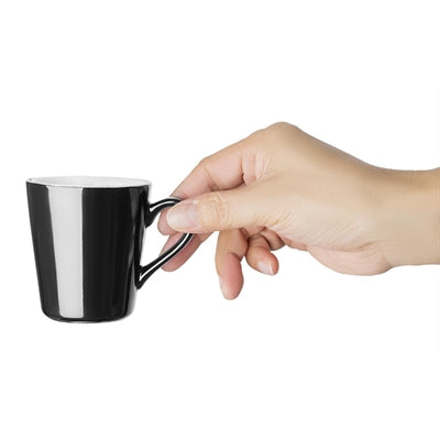 Olympia Cafe Flat White Cups Black 170ml (12 Pack) - CU961