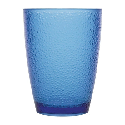 Olympia Kristallon Polycarbonate Tumblers Pebbled Blue 275ml (6 Pack) - DC929