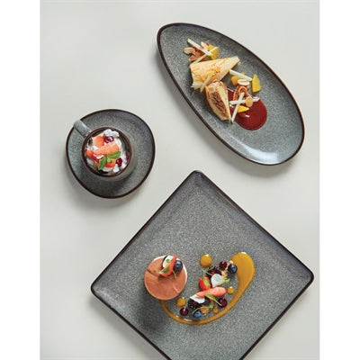 Olympia Mineral Leaf Plates 255mm (6 Pack) - DF180