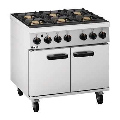 Lincat Phoenix LPG 6 Burner Oven Range PHGR01/P - DG284-P