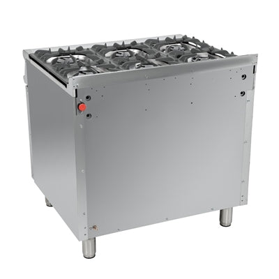 Falcon 6 Burner Dominator Plus Oven Range G3101 Natural Gas with Feet - DK940-N