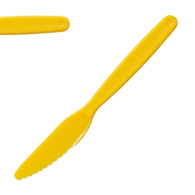 Olympia Kristallon Polypropylene Knife Yellow (12 Pack) - DL115