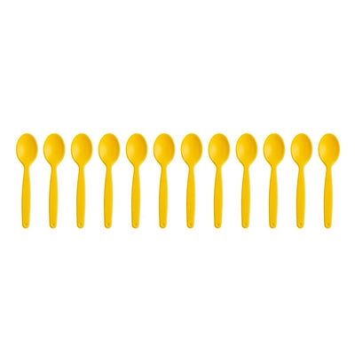 Olympia Kristallon Polypropylene Spoons Yellow (12 Pack) - DL123