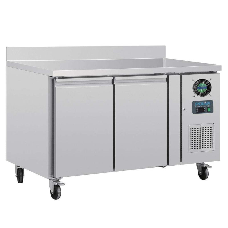 Polar U-Series Double Door Counter Freezer with Upstand 282Ltr DL916