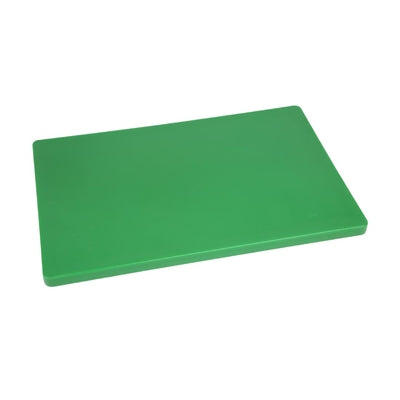 Hygiplas Thick Low Density Green Chopping Board 450x300x20mm - DM006