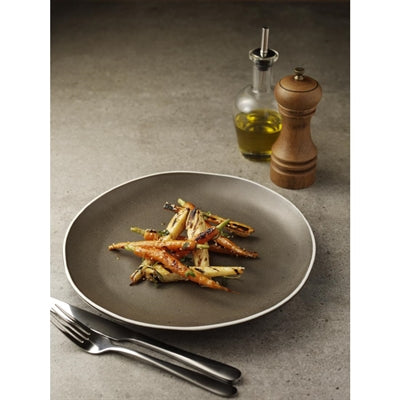 Olympia Chia Plates Charcoal 270mm (6 Pack) - DR814