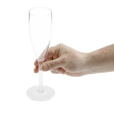 Olympia Kristallon SAN Champagne Flute Glasses 200ml (12 Pack) - JM920