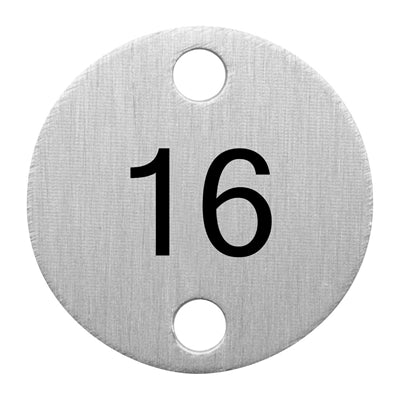 Olympia Table Numbers Silver (16-20) - DY773