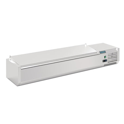 Polar G-Series Countertop Prep Fridge with Lid 7x 1/4GN - FA855