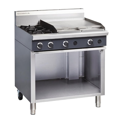 Blue Seal Cobra Freestanding Natural Gas Hob with Griddle C9B - FD146-N