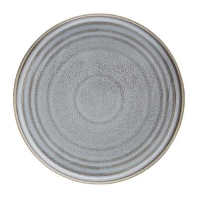 Olympia Cavolo Flat Round Plates Charcoal Dusk 270mm (4 Pack) - FD922