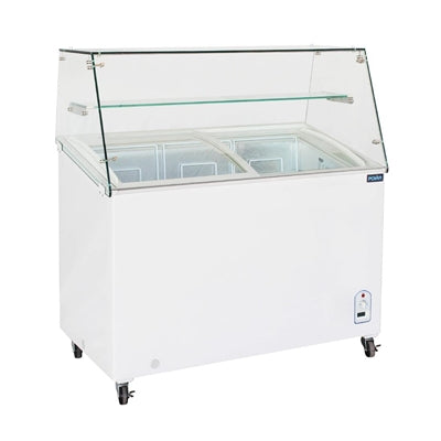 Polar G-Series Display Chest Freezer with Glass Surround 200Ltr - FL991
