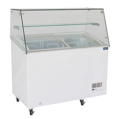 Polar G-Series Display Chest Freezer with Glass Surround 270Ltr - FL992