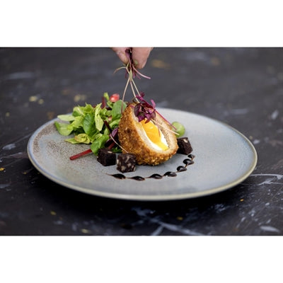 Olympia Ember Coupe Plates Blue 230mm (6 Pack) - FU171