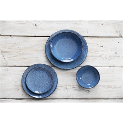 Olympia Denim Coupe Plates Blue 180mm (6 Pack) - FU220