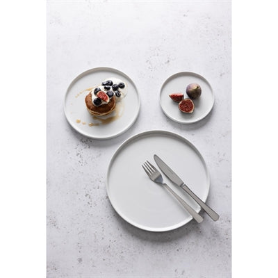 Olympia Whiteware Flat Round Plates 210mm (6 Pack) - FW813