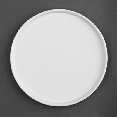 Olympia Whiteware Flat Round Plates 270mm (4 Pack) - FW814