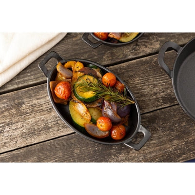 Olympia Cast Iron Oval Eared Dish 180x120mm - FW818