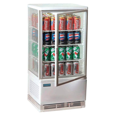 Polar C-Series Energy Efficient Display Fridge White 68Ltr - CX578