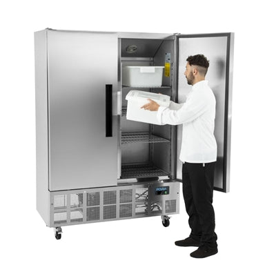 Polar G-Series Double Door Slimline Freezer 960Ltr - GD880