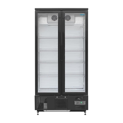 Polar Upright Back Bar Cooler with Hinged Doors 490Ltr - GJ449