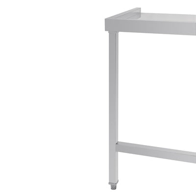 Vogue Pass Through Dishwash Table Left 600mm - GJ533