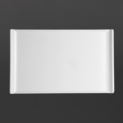 Olympia Kristallon Melamine Platter White 530 x 330mm - GM284