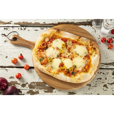 Olympia Acacia Wood Round Pizza Paddle Board 330mm - GM308