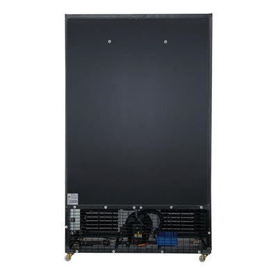 Polar G-Series Upright Sliding Door Display Cooler with Light Box 950Ltr Black - GM814