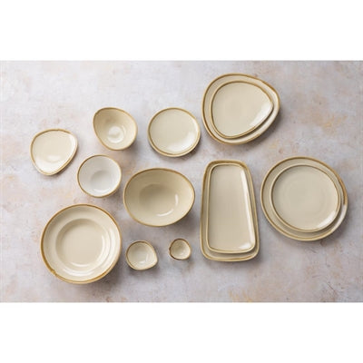 Olympia Kiln Triangular Plates Sandstone 280mm (4 Pack) - GP327