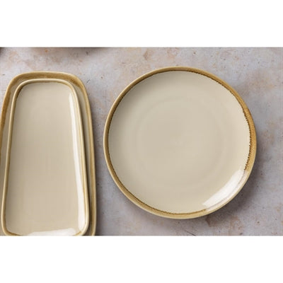 Olympia Kiln Round Plates Sandstone 280mm (4 Pack) - GP462