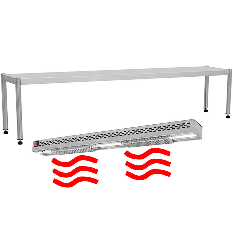 Heated Gantry with Strip heater 1 level Width 800mm Height 400mm - THAB1R84-THKBS72