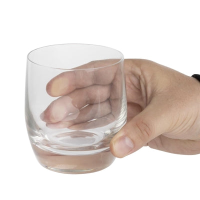 Olympia Verona Crystal Rocks Tumblers 280ml (6 Pack) - HP933