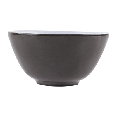Olympia Raw Recycled Clay Deep Bowls Charcoal 140mm (6 Pack) - HS337