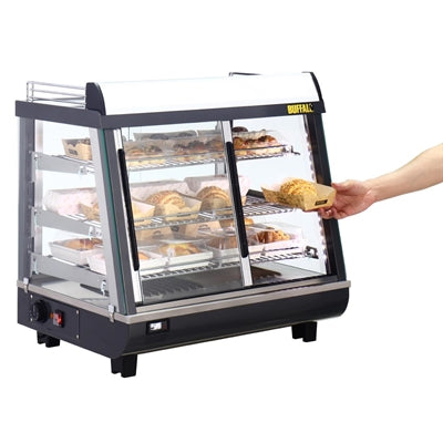 Buffalo Front and Rear Door Heated Merchandiser 96Ltr - HW927