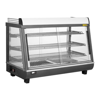 Buffalo Front and Rear Door Heated Merchandiser 136Ltr - HW928