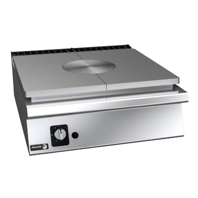 Fagor 900 Series 4 Zone Countertop Solid Top Natural Gas C-G910 - HY830