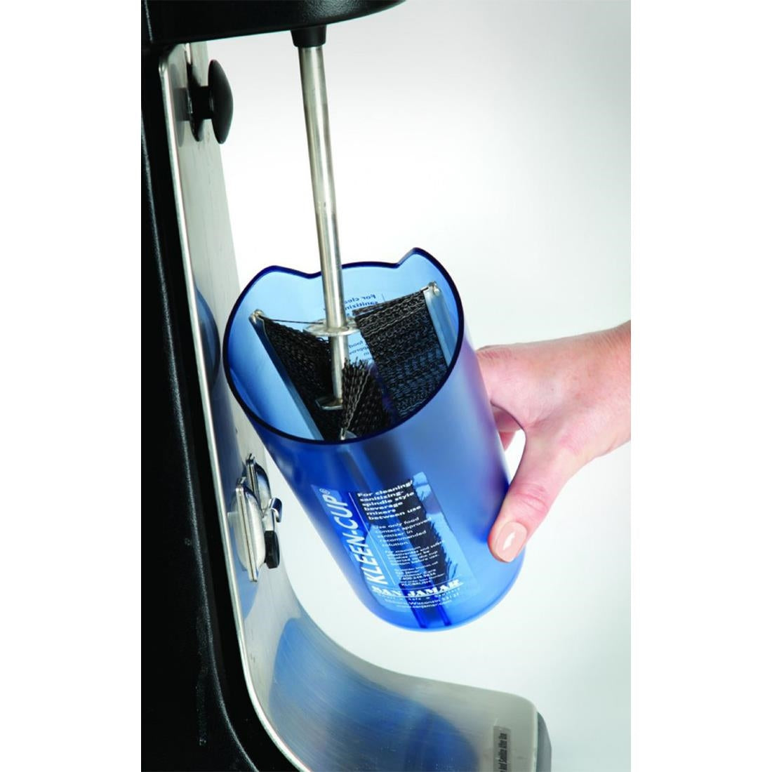 San Jamar Kleen-Cup Spindle Cleaner & Sanitiser - HZ148