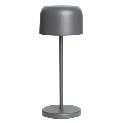 Olympia Siena Table Lamp Round Dome Grey 200mm - HZ203