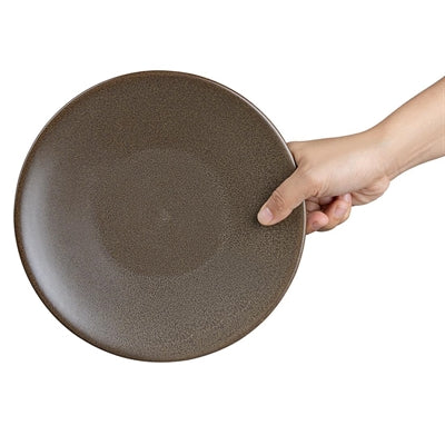 Olympia Ember Coupe Plates Mahogany 230mm (6 Pack) - JA551